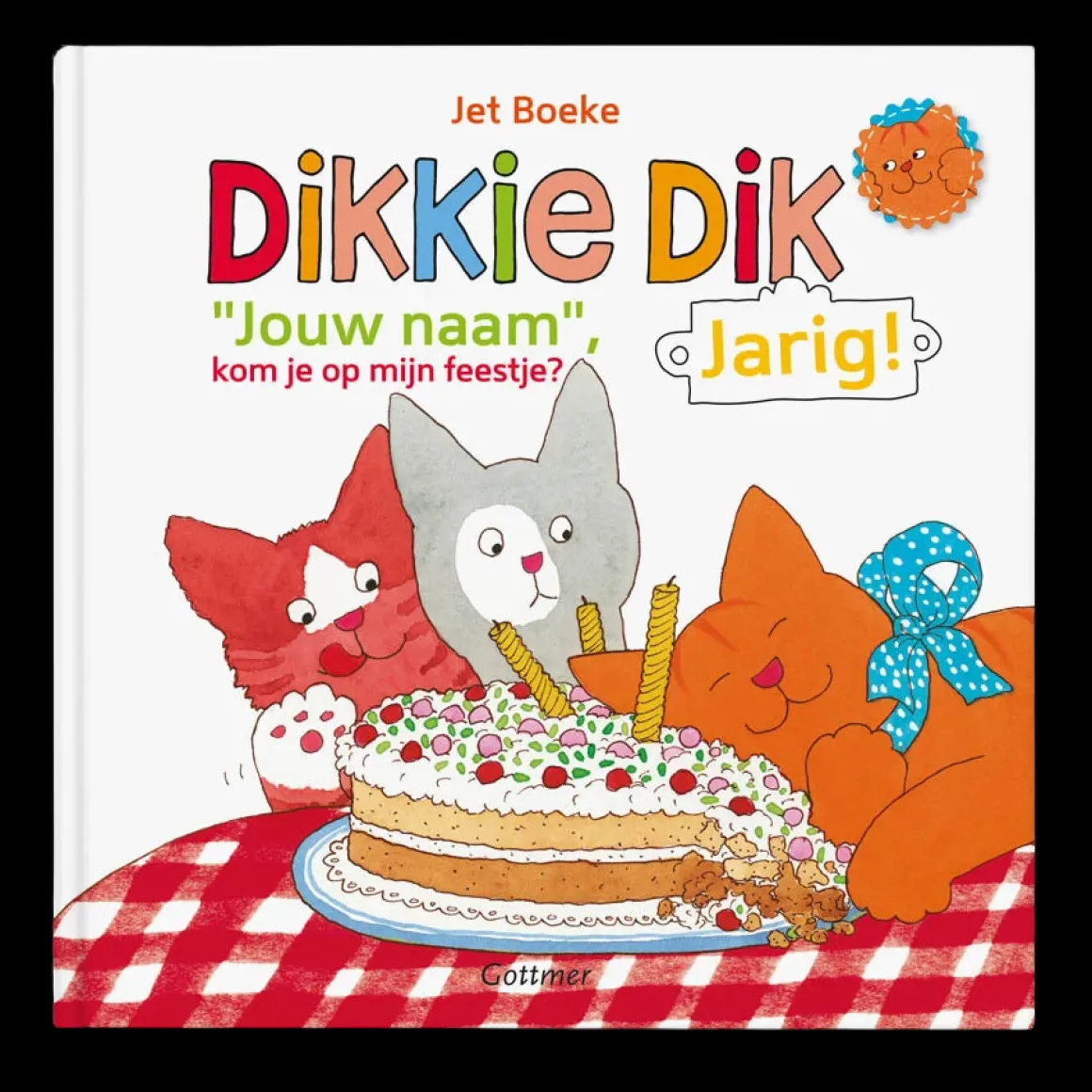 Boek "Dikkie Dik is jarig" met naam