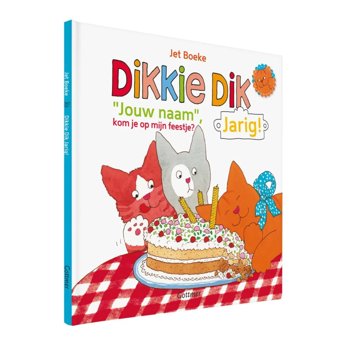 Boek "Dikkie Dik is jarig" met naam