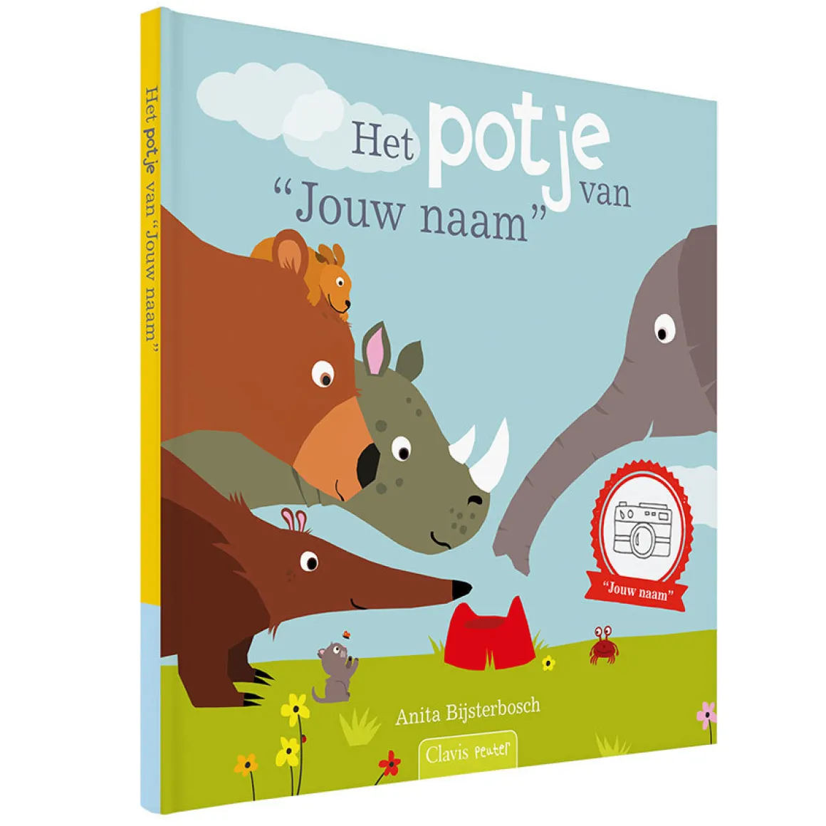 Boek "Het potje van .." met naam
