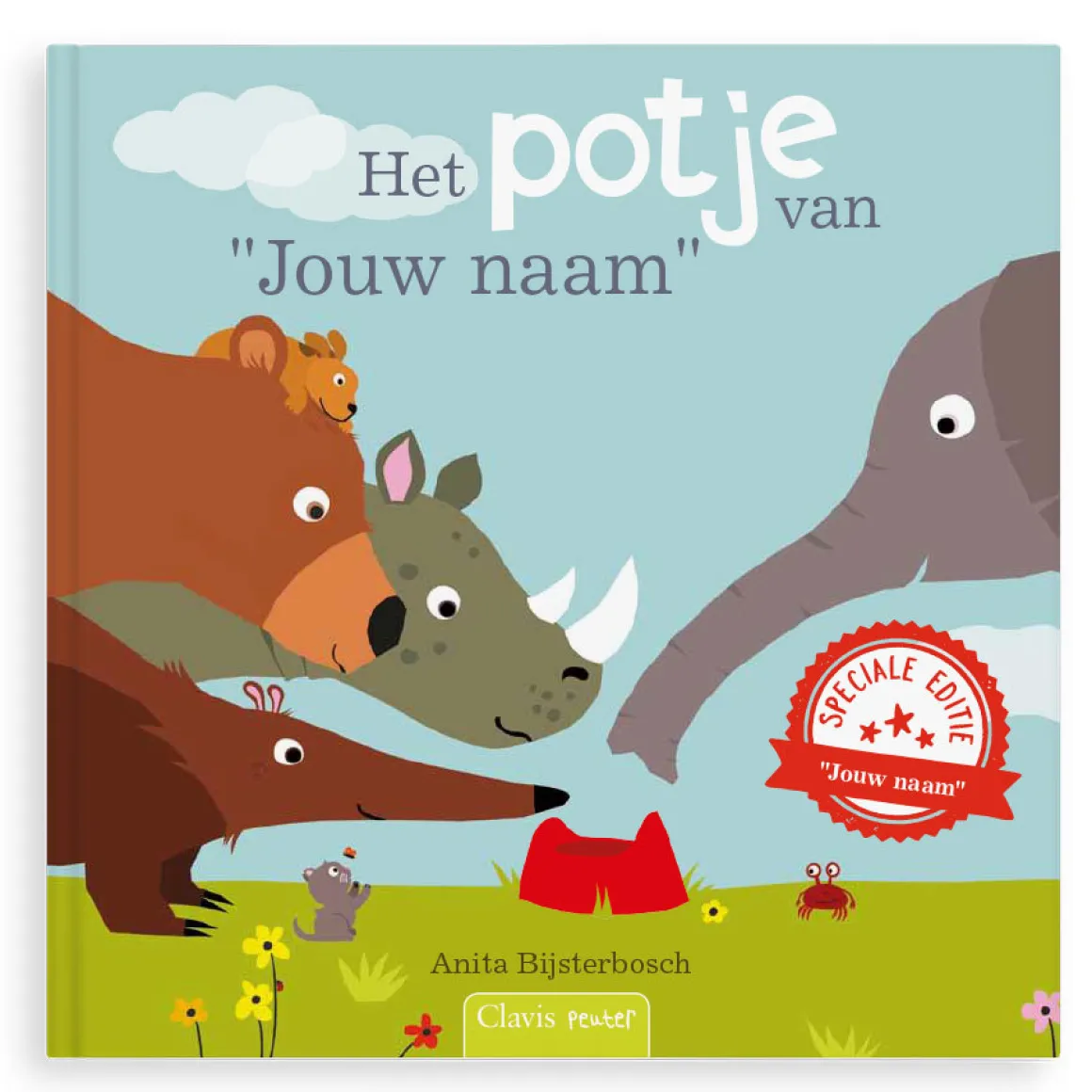 Boek "Het potje van .." met naam