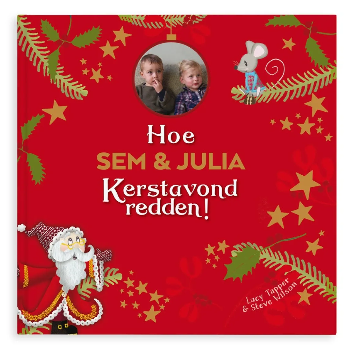 Boek "Hoe Kerstavond werd gered" personaliseren