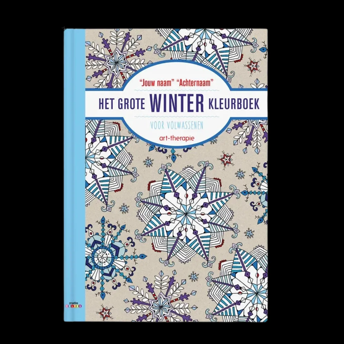 Boek met naam - Het grote winter kleurboek voor volwassenen