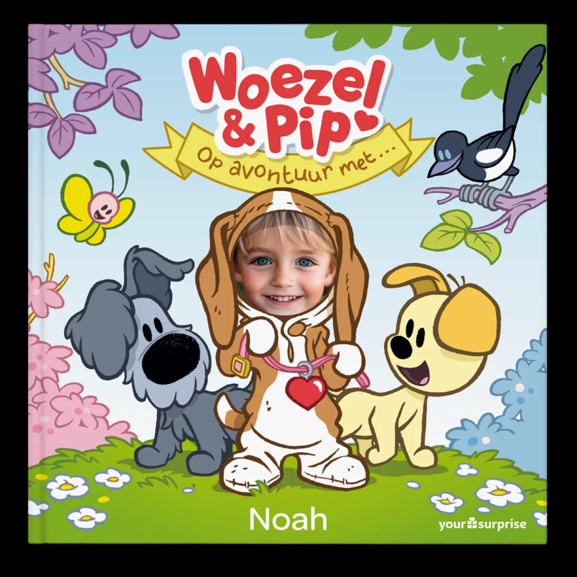 Boek met naam - Woezel en Pip boek - Op avontuur met
