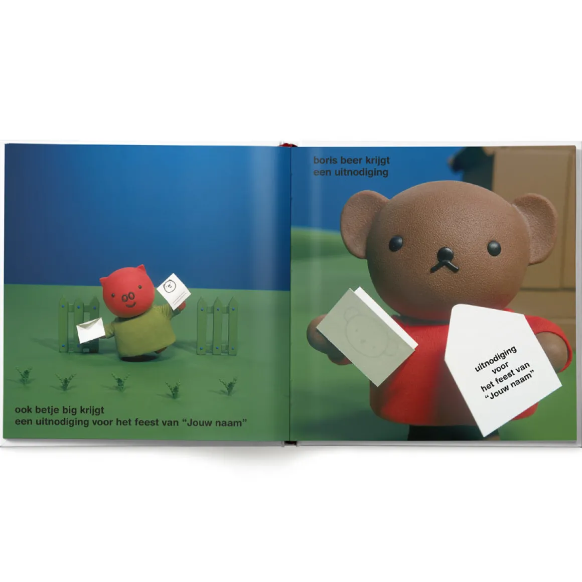Boek "nijntje een feestje" met naam