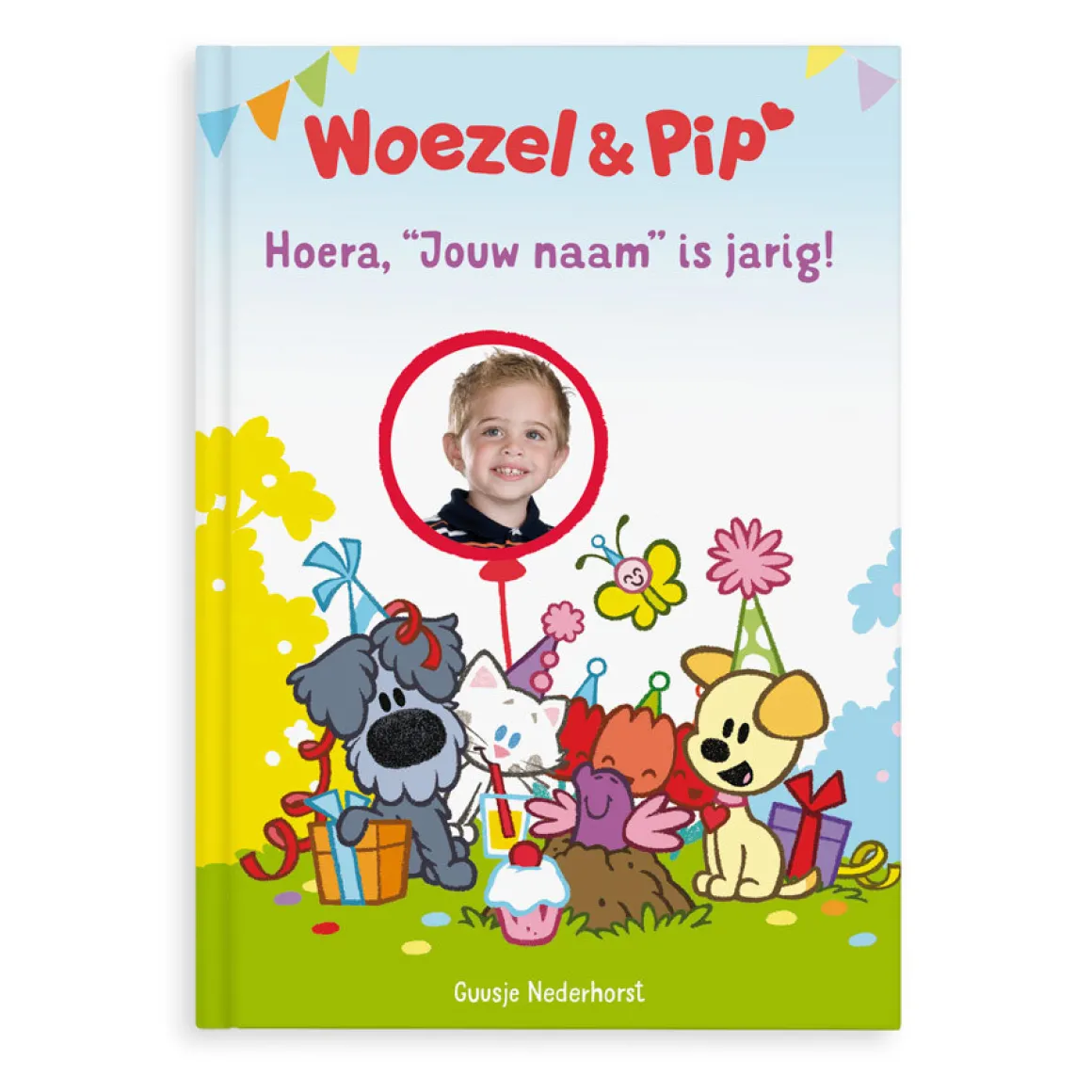 Boek "Woezel en Pip is jarig!" personaliseren