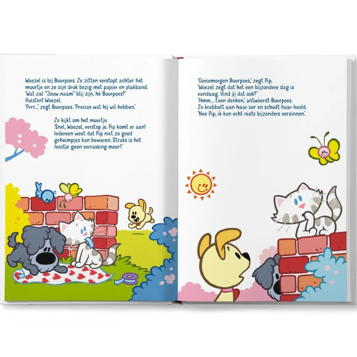 Boek "Woezel en Pip is jarig!" personaliseren