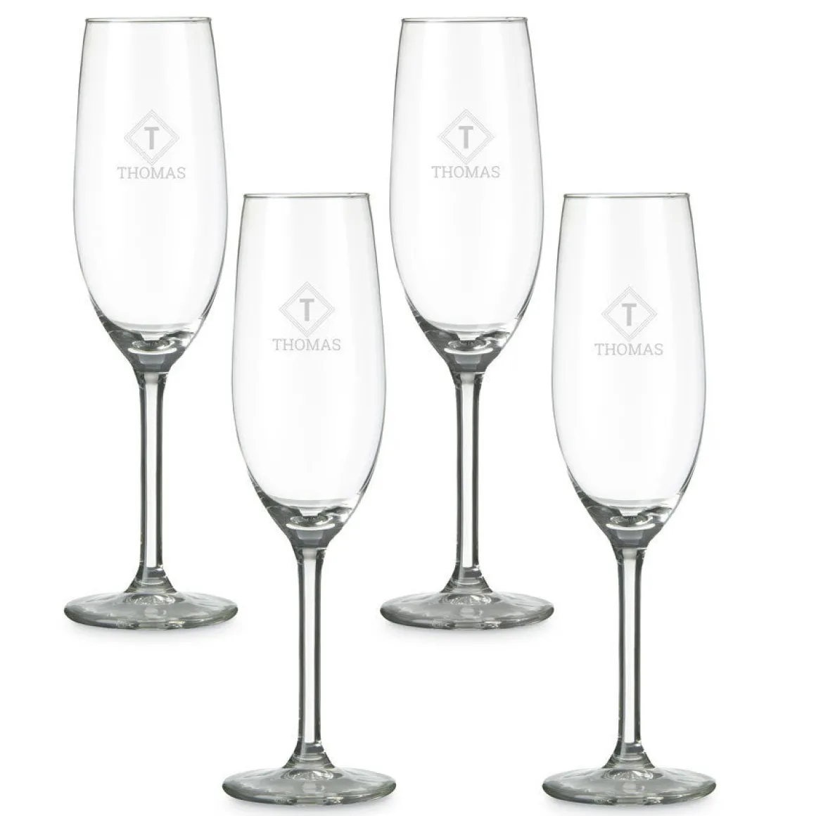 Champagneglas graveren