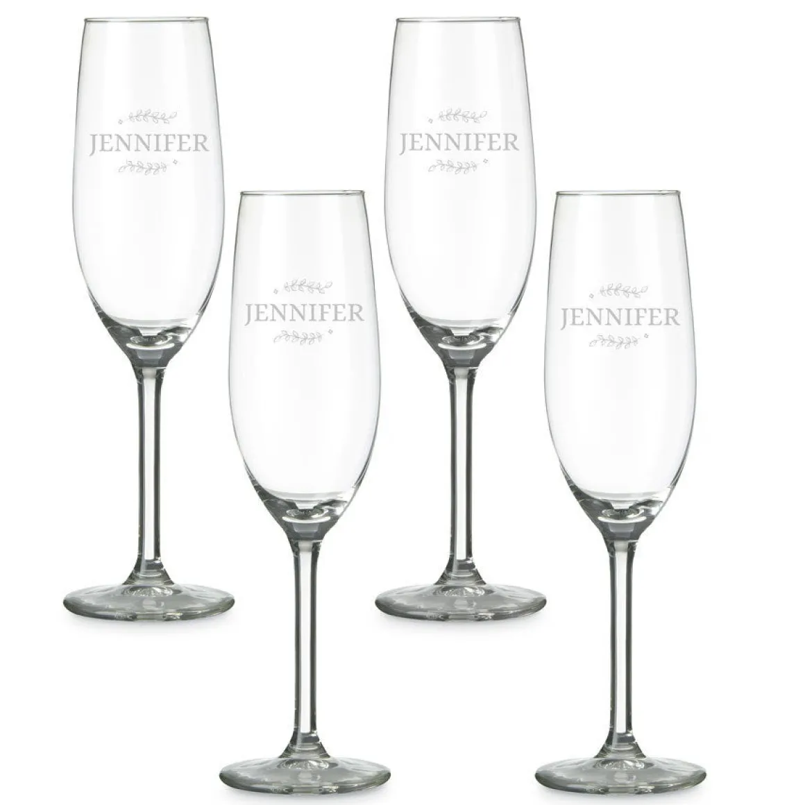 Champagneglas graveren