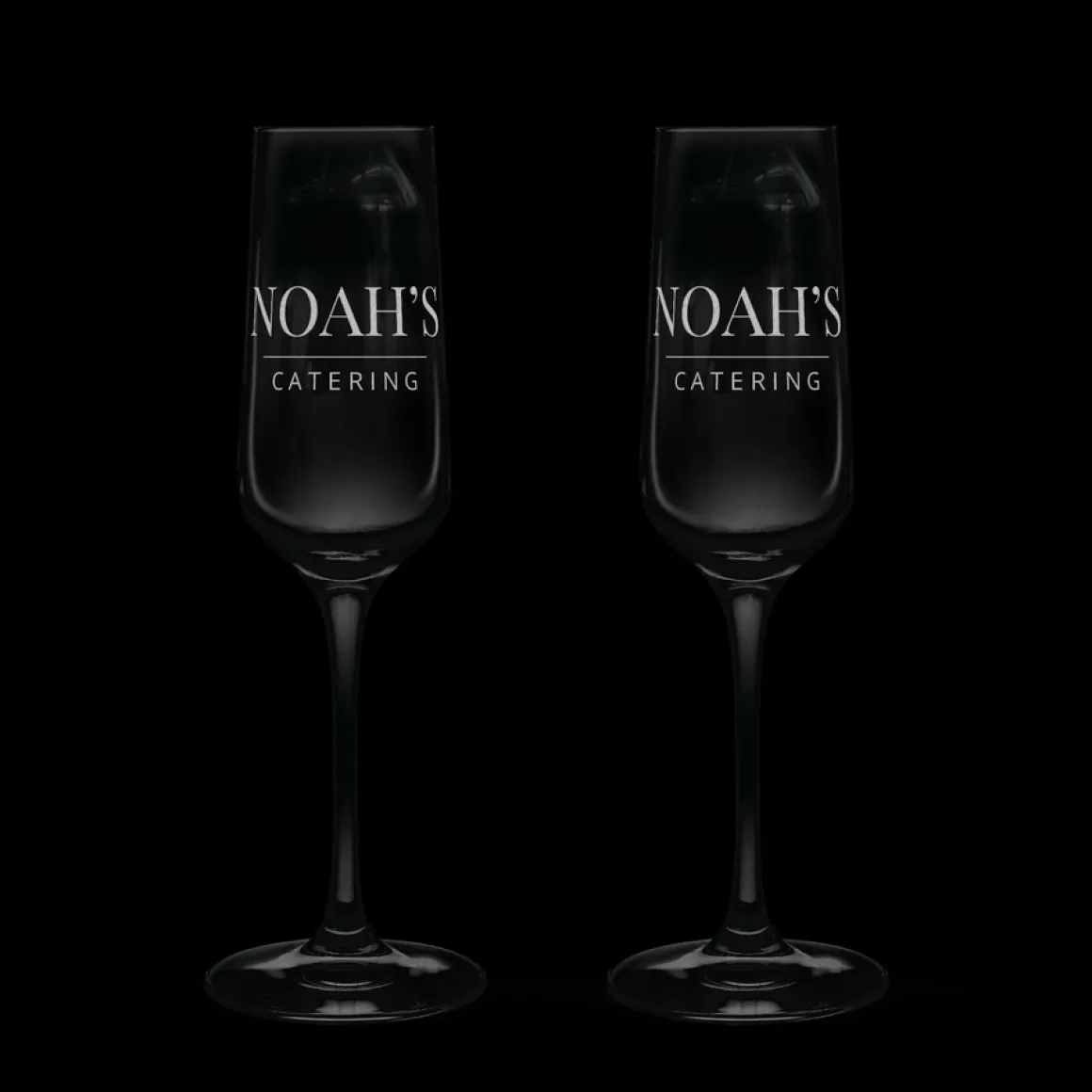 Champagneglas graveren