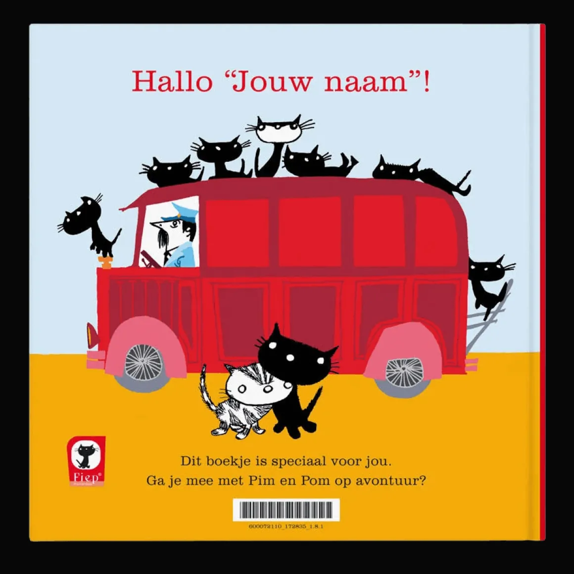 Op avontuur met Pim en Pom - Boek met naam kind