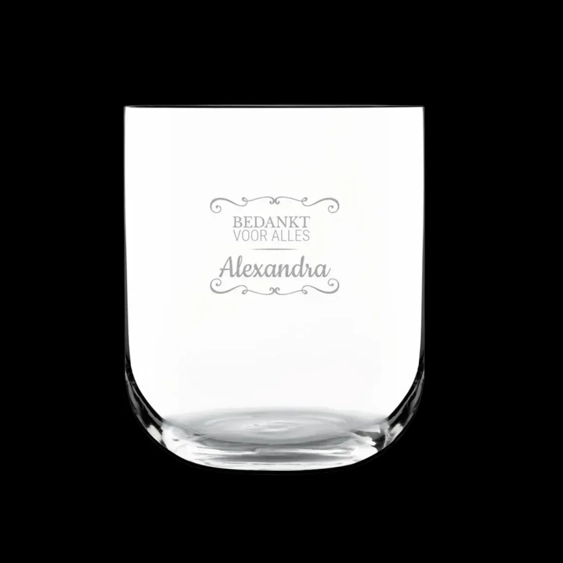Waterglas deluxe graveren