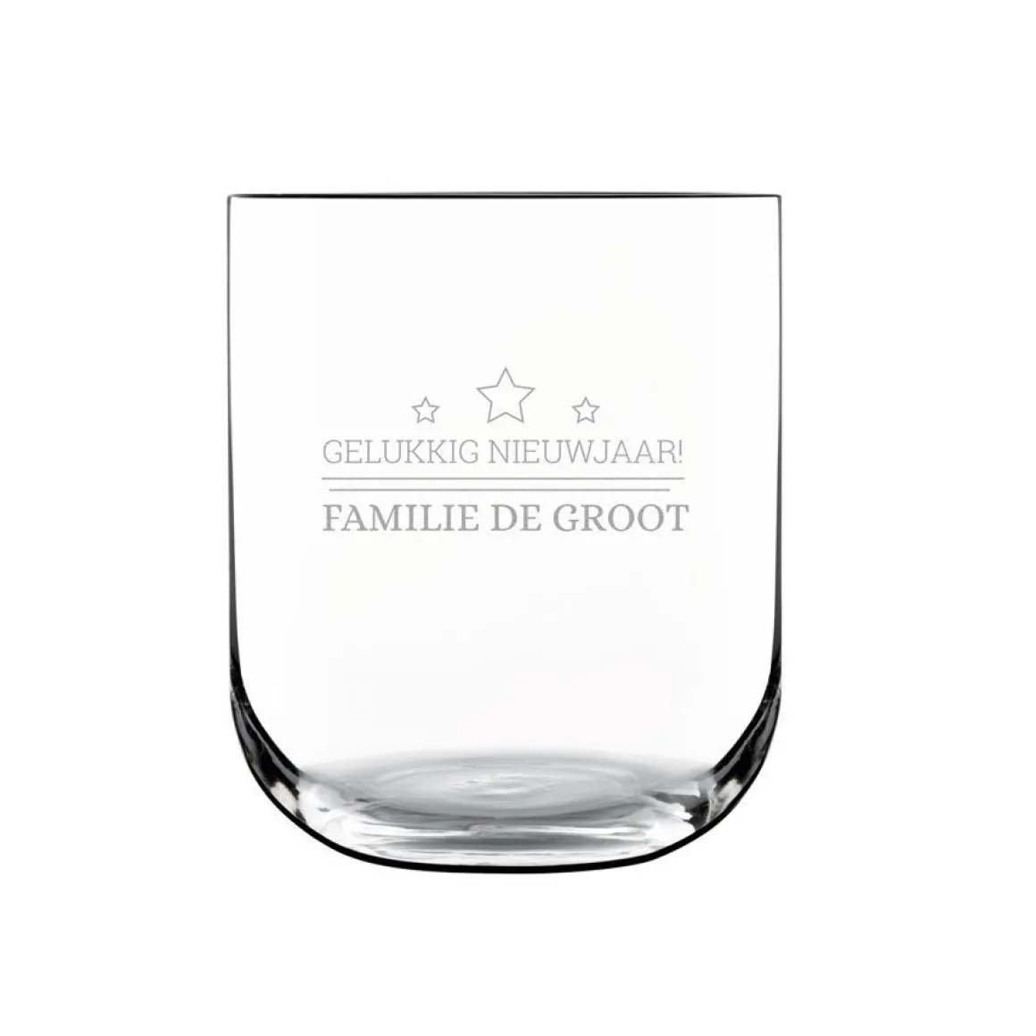 Waterglas deluxe graveren