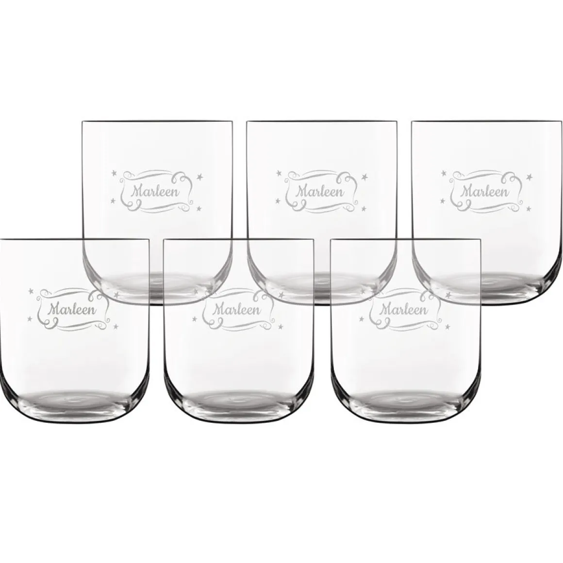 Waterglas deluxe graveren