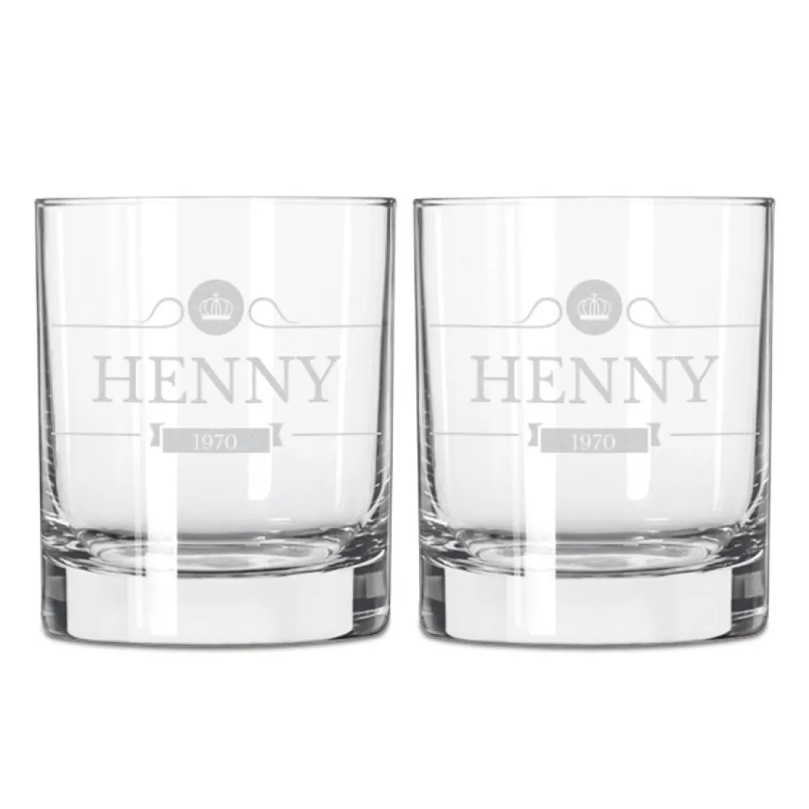 Whiskey glas met naam
